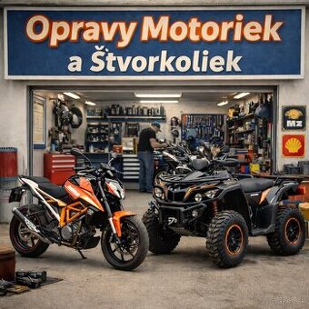 Opravy Motoriek a Štvorkoliek