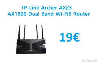 TP-Link Archer AX23 AX1800 Dual Band Wi-Fi6 Router