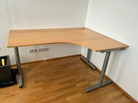 Predám písací, výškovo nastaviteľný stôl Ikea Galant