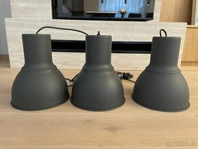 3x Závesné lampy Ikea Hektar, 22cm