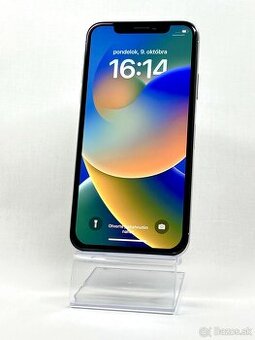 Apple iPhone X Silver 64 GB - 100% Zdravie batérie