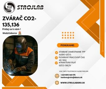 Zvárač CO2- 135,136 13€/hod