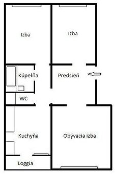 3-izbový byt s parádnym výhľadom (74 m²) - REZERVOVANÉ
