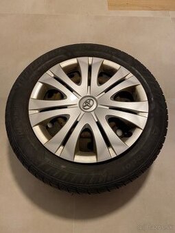 Plechové disky + puklice Toyota + pneumatiky 205/55 R16 91 H
