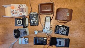 Predám retro fotoaparáty – zbierka (viac kusov)