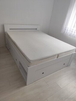 Manželská posteľ 160x200+matrace