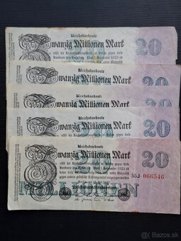 stare bankovky: Nemecko,Protektorar Cechy a Morava