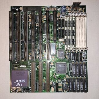 mb + cpu + ram mb453 + intel 486sx33 + 4