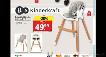 Jedalenská stolička Kinderkraft