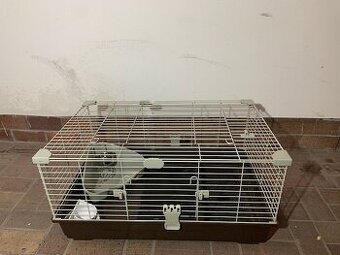 Klietka pre zajaca + prislusenstvo