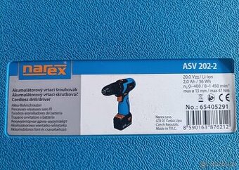 Akú Narex skrutkovač