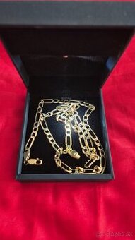 Zlatá pánska retiazka Figaro