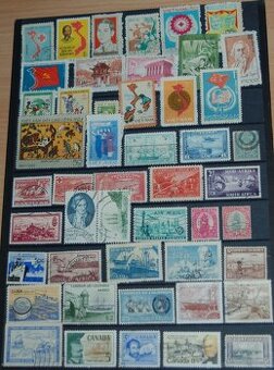 Staré poštové známky - 100 ks - Mix 5