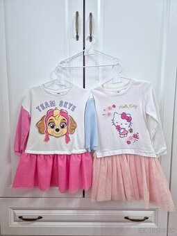 Mikinové šaty veľ. 98/104