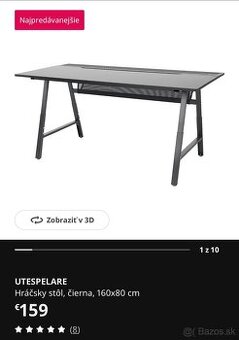 Herný stôl Ikea - Utespelare