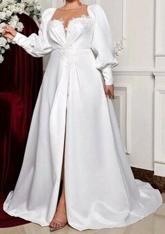 Svadobné šaty 2Xl/3Xl