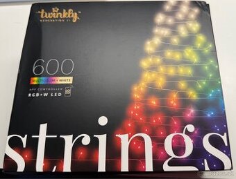 Twinkly String 600 LED RGB-W – inteligentné svetielka