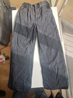 Levi's džínsy W27 L30 – pánske rifle tmavosivé originál