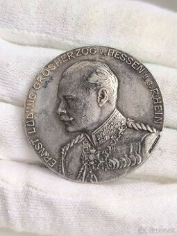 Strieborná strelecká medaila Bingen 1904 - R