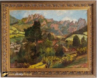 Obraz Jaroslav Svoboda-Slovenská krajina