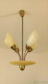 Luster NAPAKO + nástenná lampa zo 40-50-tych rokov