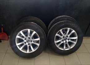 Mazda elektrónové disky ET 42 & 215/65 R16 zimne pneumatiky - 1