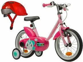 Predám 14-palcový bicykel + prilba pre deti od 3 do 5 rokov