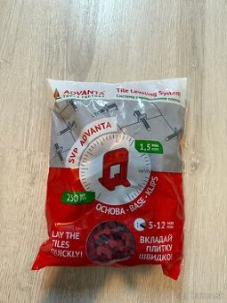 LEVELING SYSTEM PACK 250kus (clips) 1,5mm