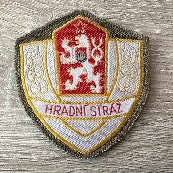 Hradná hradní stráž nášivka ČSSR