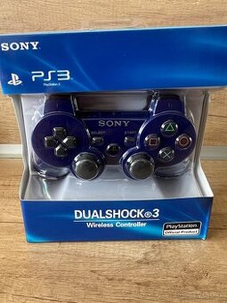 Joystick ps3 modrý