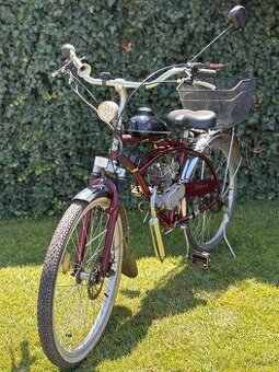 Predám motorový bicykel s dušou veterána – 48cc dvojtaktný m