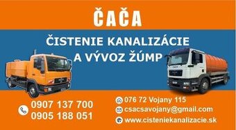 VYVOZ ZUMP a CISTENIE KANALIZACIE KRTKOVANIE