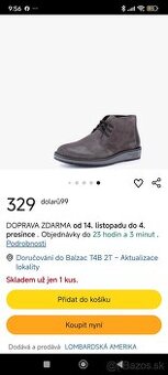 Pánske kožené topánky TRUSSARDI v-eľ. 41