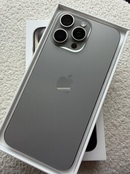 Iphone 15 pro max 256gb (natural titán)