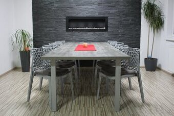 Nový jedálenský stôl pre 8-10 ľudí 300cm x 110cm