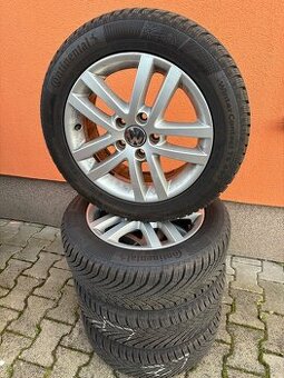 Zimná sada na Alu disku VW,Skoda SEAT R16