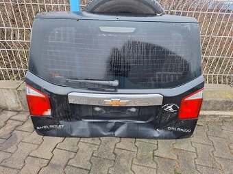 Chevrolet Orlando zadná kapota, zadné sklo, stierač