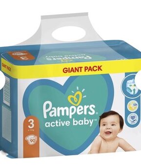 Pampers active baby 3 (90ks)