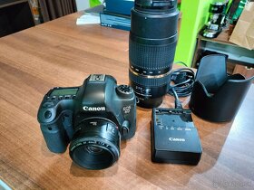 zrkadlovka Canon EOS 6D + objektív Tamron SP 70-300mm,+objek