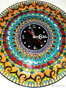 ručně malované nástěnné hodiny MANDERLAY - 1