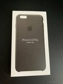 Kožený kryt na iPhone 6s Plus (Čierny)