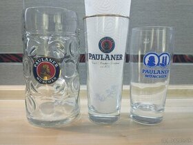 pivové poháre, PAULANER,KOZEL,CORGOŇ,ŠARIŠ - 1