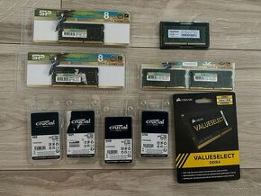 RAMky, pamäte DDR4, DDR3, 4GB, 8GB, 16GB, 32GB