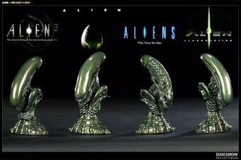 Alien mini bust 4 pack Sideshow 2011 1/8