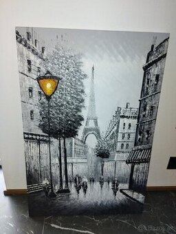 Krásny akrilovy obraz Paríža 6090cm