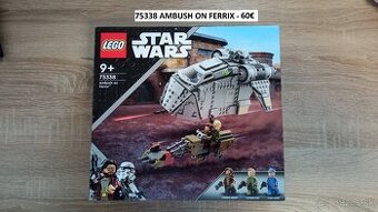 Predám nové Lego Star Wars 75338 - Ambush On Ferrix