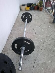Veľká nakladacia činka HOP-SPORT 30 kg - NOVÁ,TOP STAV