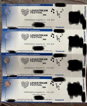 Vstupenky na LOVESTREAM