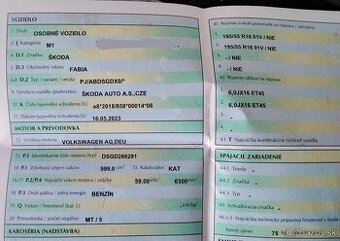 predám PREVODOVKA SND ŠKODA FABIA IV 1.0 MPI 2023 motor DSGD