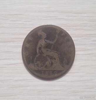 One penny - 1889, Queen Victoria, Great Britain